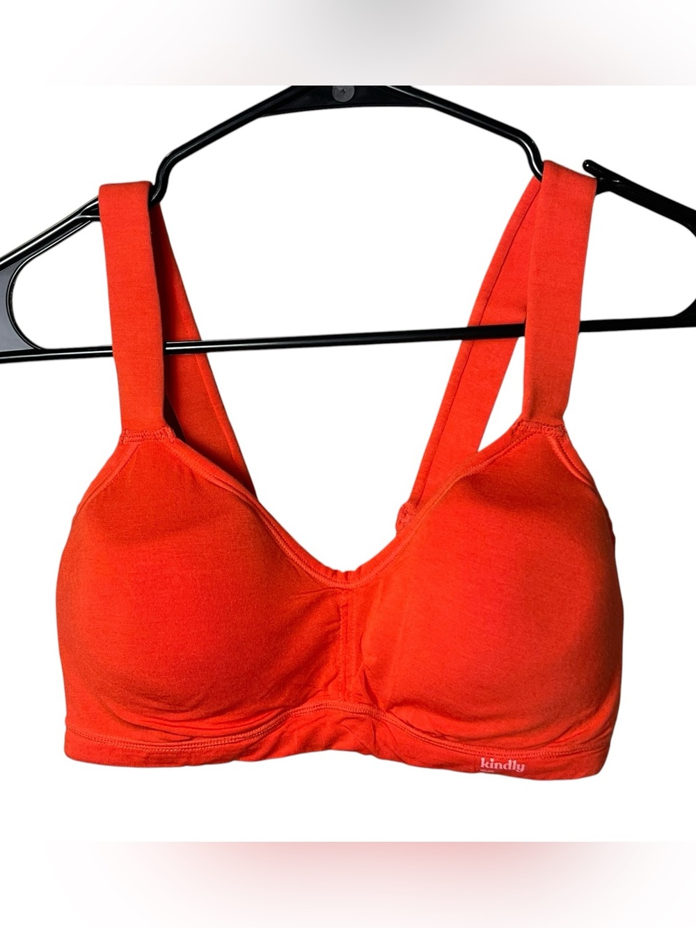 Kindly Yours Women's Comfort Modal Lounge Pullover Bra Red Size Medium